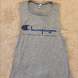 Champion inspired muscle tank